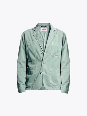 Washed Blazer - Iceberg Green